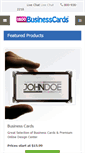 Mobile Screenshot of 1800businesscards.com